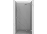 Mexen Lunar L Porta Doccia A Battente Destra 95 Cm, Trasparente, Cromo - 834L-095-000-01-00-P