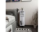 Skye Decor, Turra - Bianco, Comodini E Mobiletti, Bianco, 20 X 65 X 15 Cm