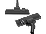 Set Di 2 Bocchette Per Pavimenti Hoover 260 Mm | Bocchetta Universale Hoover 32,5 Mm Per Tappeti E Pavimenti Duri | Piedino Hoover Per Laminati | Bocchetta Combinata Con 2 Rulli | Alzafilo E Spazzola