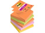 Post-It® Super Sticky Z-Notes Boost Collection 76X76Mm 5 Blocchetti 90 Fogli