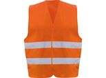 Gilet Ad Alta Visibilità, Arancione, Taglia Unica