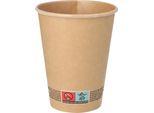 Papstar 88951 Papstar Bicchiere Di Carta "Puro"", 0,3 L, Marrone"