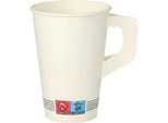 Papstar 89227 Bicchiere Di Carta Papstar Con Manico, 0,2 L, Bianco