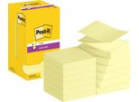 Post-It® Super Sticky Z-Notes Giallo Note Adesive 76X76 Mm 12 Blocchetti 90 Fogli