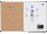 Legamaster 7-108654 Lavagna Combinata Unite 120 X 90 Cm, Sughero