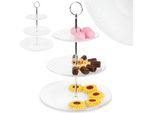 Vassoio Da Portata Orion Vassoio Da Portata Supporto Per Torte Vassoio In Vetro A 3 Livelli 33 Cm