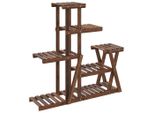 Vidaxl Portafiori 95X25X96 Cm In Legno Massiccio D'abete