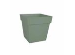 Vaso In Polipropilene Eda 13627 V.La Diam.0 L.39 X P.39 X H.39 Cm Verde Alloro