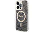 Guess Guhmp14Lh4Stk Custodia Rigida 4G Magsafe Per Iphone 14 Pro 6.1Czarny/Nero