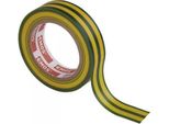 Nastro Isolante, 15 Mm X 10 M, Verde-Giallo