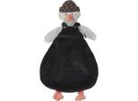 Happy Horse Pinguino Di Stoffa Per Coccole - Morbido Regalo Per Bambini Grigio Nero