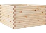 Vidaxl Fioriera 80X80X46 Cm In Legno Di Pino Massiccio