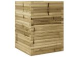 Vidaxl Fioriera 50X50X68,5 Cm Legno Di Pino Impregnato