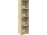 Vidaxl Libreria Rovere Sonoma 40X30X152 Cm Materiale A Base Di Legno
