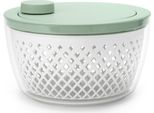 Brabantia 145407 Centrifuga Per Insalata Verde, Bianco