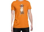 Maglietta Da Uomo Funny Dogs Breeds Novia Scotia Duck Tolling Retriever Dog Breed, Man 2XL , Orange
