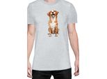 Maglietta Da Uomo Funny Dogs Breeds Novia Scotia Duck Tolling Retriever Dog Breed, Man L , Gris