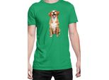 Maglietta Da Uomo Funny Dogs Breeds Novia Scotia Duck Tolling Retriever Dog Breed, Man 2XL , Vert