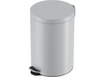 Bidone A Pedale Hailo Rotondo Selekta 20 L Grigio