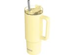 Quokka Vibe Smartgrip, Tazza Termica In Acciaio Inox Giallo Pastello, 880 Ml, 40382