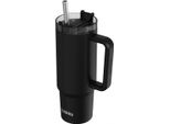 Quokka Vibe Smartgrip, Tazza Termica In Acciaio Inox Nera, 880 Ml, 40380