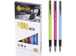 Stilografica + Refill Zenit Omega Pastel, Miscela Di Colori, 10560500