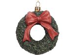 Targhetta Natalizia Clayre & Eef 9X4X11 Cm Plastica Verde