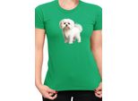 Maglietta Da Donna Dogs Breeds Maltese Dog Breed 005, Lady L , Vert