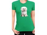 Maglietta Da Donna Dogs Breeds Maltese Dog Breed 006, Lady S , Vert