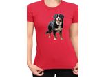 Maglietta Da Donna Dogs Breeds Weimaraner Dog Breed 007, Lady S , Rouge