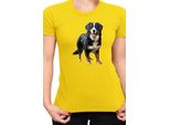 Maglietta Da Donna Dogs Breeds Weimaraner Dog Breed 007, Lady M , Jaune