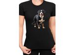 Maglietta Da Donna Dogs Breeds Weimaraner Dog Breed 007, Lady S , Noir