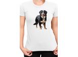 Maglietta Da Donna Dogs Breeds Weimaraner Dog Breed 007, Lady 2XL , Blanc