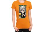 Maglietta Da Donna Demon Anime Slayer Kimetsu No Yaiba Uzui Tengen 001, Lady 2XL , Orange
