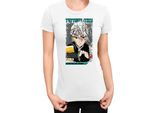 Maglietta Da Donna Demon Anime Slayer Kimetsu No Yaiba Uzui Tengen 001, Lady 2XL , Blanc