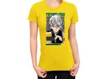 Maglietta Da Donna Demon Anime Slayer Kimetsu No Yaiba Uzui Tengen 001, Lady 2XL , Jaune