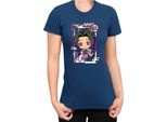 Maglietta Da Donna Demon Anime Slayer Kimetsu No Yaiba Chibi Kocho Shinobu, Lady 2XL , Bleu Foncé