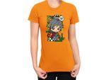 Maglietta Da Donna Demon Anime Slayer Kimetsu No Yaiba Chibi Giyu Tomioka, Lady S , Orange