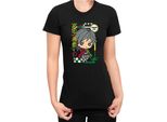 Maglietta Da Donna Demon Anime Slayer Kimetsu No Yaiba Chibi Giyu Tomioka, Lady Xs , Noir