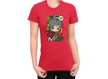 Maglietta Da Donna Demon Anime Slayer Kimetsu No Yaiba Chibi Giyu Tomioka, Lady Xl , Rouge