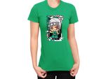 Maglietta Da Donna Demon Anime Slayer Kimetsu No Yaiba Chibi Tengen Uzui, Lady 2XL , Vert