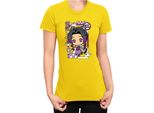 Maglietta Da Donna Demon Anime Slayer Kimetsu No Yaiba Chibi Kocho Shinobu, Lady Xs , Jaune