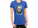 Maglietta Da Donna Demon Anime Slayer Kimetsu No Yaiba Chibi Tengen Uzui, Lady Xs , Bleu
