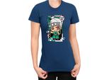 Maglietta Da Donna Demon Anime Slayer Kimetsu No Yaiba Chibi Tengen Uzui, Lady Xl , Bleu Foncé