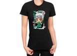 Maglietta Da Donna Demon Anime Slayer Kimetsu No Yaiba Chibi Tengen Uzui, Lady 2XL , Noir