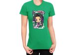 Maglietta Da Donna Demon Anime Slayer Kimetsu No Yaiba Chibi Kocho Shinobu, Lady S , Vert