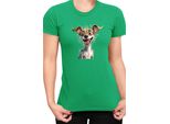 Maglietta Da Donna Funny Dogs Breeds Chihuahua Dog Breed, Lady Xs , Vert