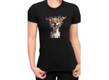 Maglietta Da Donna Funny Dogs Breeds Chihuahua Dog Breed, Lady S , Noir