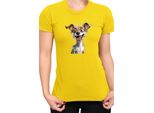 Maglietta Da Donna Funny Dogs Breeds Chihuahua Dog Breed, Lady S , Jaune