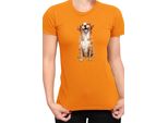 Maglietta Da Donna Funny Dogs Breeds Novia Scotia Duck Tolling Retriever Dog Breed, Lady S , Orange